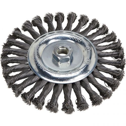 Klutch 7in. twisted knot wire wheels 5-pk. for sale