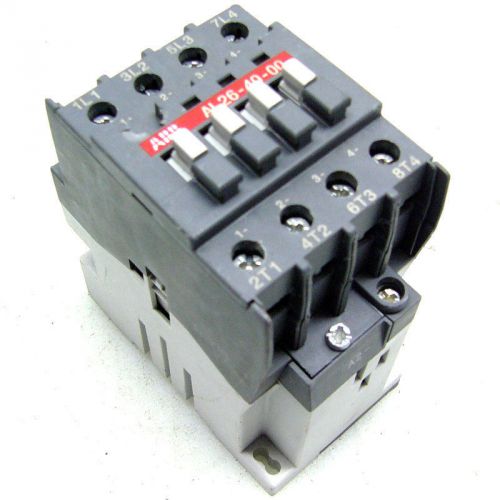 24VDC 4-Pole 600VAC Max Block Contactor Side/Back Mount with 4-N.O. Contacts - ABB AL26-40-00