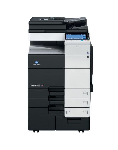 High Capacity Color Copier Print Scan - Konica Bizhub C654 with Low Meter and 65 Pages Per Minute.