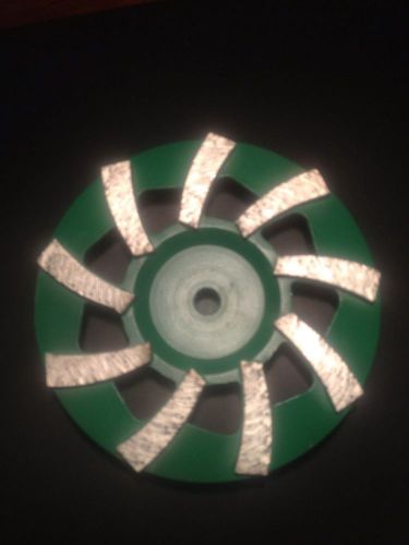 Auction: Turbo Cup Wheel for Concrete with 7 Inch Diamond Spiral and 5/8